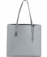 Marc Jacobs The Grind Leather  Tote Bag ~NWT~ Rock Grey - £193.31 GBP