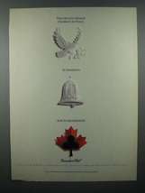 1992 Canadian Club Whisky Ad - Celebrate in Peace - £14.60 GBP