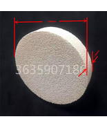 1Pc New Alumina Foam Ceramic Round Diameter 100mm Thickness 10mm, Gray W... - $45.87