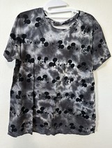 Torrid Disney Mickey Mouse Gray Tie Dye AOP Short Sleeve Shirt Size M/L (00) - £28.69 GBP