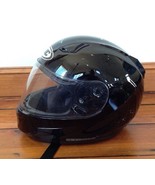 HJC CL Black Plastic Full Face Motorcycle Biker Helmet w Dust Cover Bag XS - £69.14 GBP