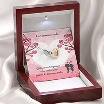 Express Your Love Gifts Lo Tenemos Todo Inseparable Pendant 18k Rose Gold Finish - £43.48 GBP