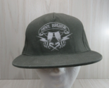 HEEL BRUISE Skate Snapback Cap Hat army gray with hint of olive green - $12.86