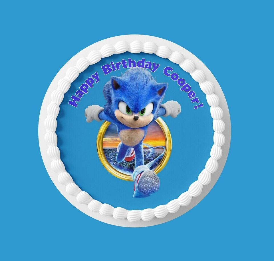 Gaming Edible Cake Topper round - $9.89