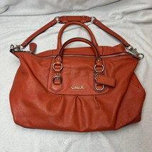 Coach Ashley Leather Satchel 2011 F15447 - Geranium (Orangy Salmon Pink)  - $60.78