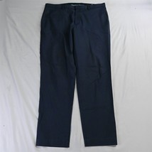 Banana Republic 36 x 34 Navy Blue Woven Non Iron Slim Fit Dress Pants - £23.96 GBP