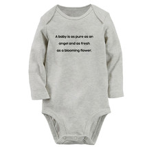 A Baby is As Pure As an Angel And As Fresh As a Blooming Flower Baby Bodysuits - £8.85 GBP