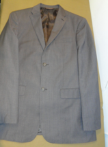 2 BUTTON PERRY ELLIS CLASSIC FIT DESIGNER SUIT JACKET COAT MENS BROWN 40R - $29.13