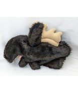 Brown Moose Wildkin Hand Puppet Plush 12 Inch 1989 Stuffed Animal Toy - $25.95