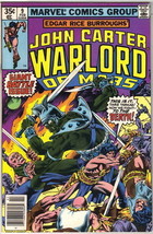 John Carter Warlord of Mars Comic Book #9 Marvel Comics 1978 FINE+ - £3.98 GBP