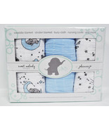 3 Finished Embrace Blue Stars Swaddles - $50.19 CAD