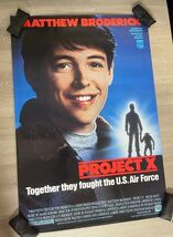 Original 1987 “Project X” Movie Poster 38” x 26” MH - $181.90 MXN Original 1987 “Project X” Movie Poster 38” x 26” MH - $181.90 MXN