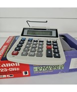 Canon P23-DH V Printing Calculator Adding Machine Clock &amp; Calendar Teste... - $369.72 MXN