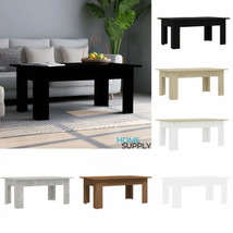 Modern Wooden Living Room Rectangular Coffee Table Wood Lounge Home Tables  - $54.49+