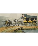 VICTOR ADAM(1801-1866) - FIVE HORSE COACH - 19TH CENTURY PRINT ETCHING F... - £125.82 GBP