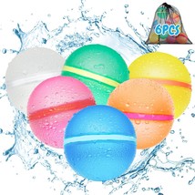 Reusable Water Balloons Water Balloons Quick Fill Silicone Water Balloons Water  - £14.85 GBP