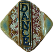 Inspirational - Dance Handmade Ceramic Refrigerator Magnet - $12.00