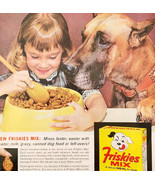 1962 Friskies Dog Food Mix Advertisement Vintage Pet Health Great Dane D... - $41.13 CAD