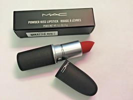 Authentic MAC 922 werk werk werk powder kiss Lipstick Full size NEW IN BOX - £12.49 GBP