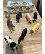 8 Pcs Farm Animals Figurines Toys 3 - 5 Inches each NEW - $31.92 CAD