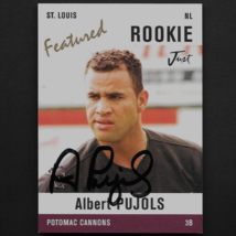Albert Pujols autograph signed 2004 Just Minors rookie card #4 Cannons/Angels - £79.74 GBP