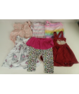 Girl Clothes Size 6-9 Months Mixed Brands Lot Of 6 Pieces (A) - $21.71 CAD