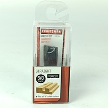 Craftsman Router 5/8&quot; Straight Bit 25/32&quot; Depth 1/4&quot; Shank Carbide Tip 9... - $9.89