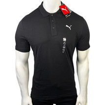 Nwt Puma Msrp $56.99 Essentials Mens Black Short Sleeve Jersey Polo Rugby Xl 2XL - £22.02 GBP