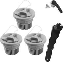 Double Seal 6-Groove Air Valve, 3 Pcs., Universal Kayak Boat Air Valve With - $44.94