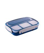 Plastic Lunch Box Portable Leakproof Food Container With 4 Compartments - £16.78 GBP