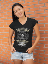 Women&#39;s Virgo Zodiac V-Neck T-Shirt Astrology - £19.17 GBP