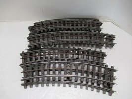 LIONEL TRAINS POST-WAR SUPER O TRACK -10 CURVE SECTIONS- VG- B1B - $20.90