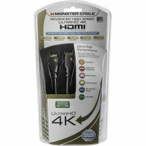 NEW Monster Cable 122922-00 Advanced High Speed UltraHD 4K TV HDMI 8ft Ethernet - £14.75 GBP
