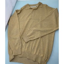 Vintage Jhane Barnes Men Shirt Wool Nylon Blend Pullover Sweater Shirt Large L - £23.64 GBP