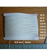 0.9 mm White Lift Pull String Cord for Shades, Honeycomb Window Blinds 3... - £11.40 GBP+