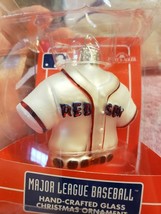 NIB Kurt S. Adler Glass Ornament MLB Boston Red Sox Baseball Jersey - £12.45 GBP