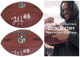 Jaycee Horn Carolina Panthers signed NFL football exact proof COA autographed - £118.69 GBP