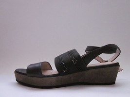 Aquatalia by Marvin K. Banjo Black Combo Wedge Sandals  Women&#39;s 9.5 - £85.33 GBP