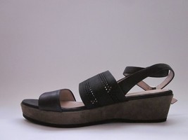 Aquatalia by Marvin K. Banjo Black Combo Wedge Sandals  Women&#39;s 9.5 - $108.89