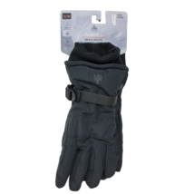 Rainforest Men&#39;s Arctic Fleece Lined Ski Gloves Black Size S/M NWT - $19.54