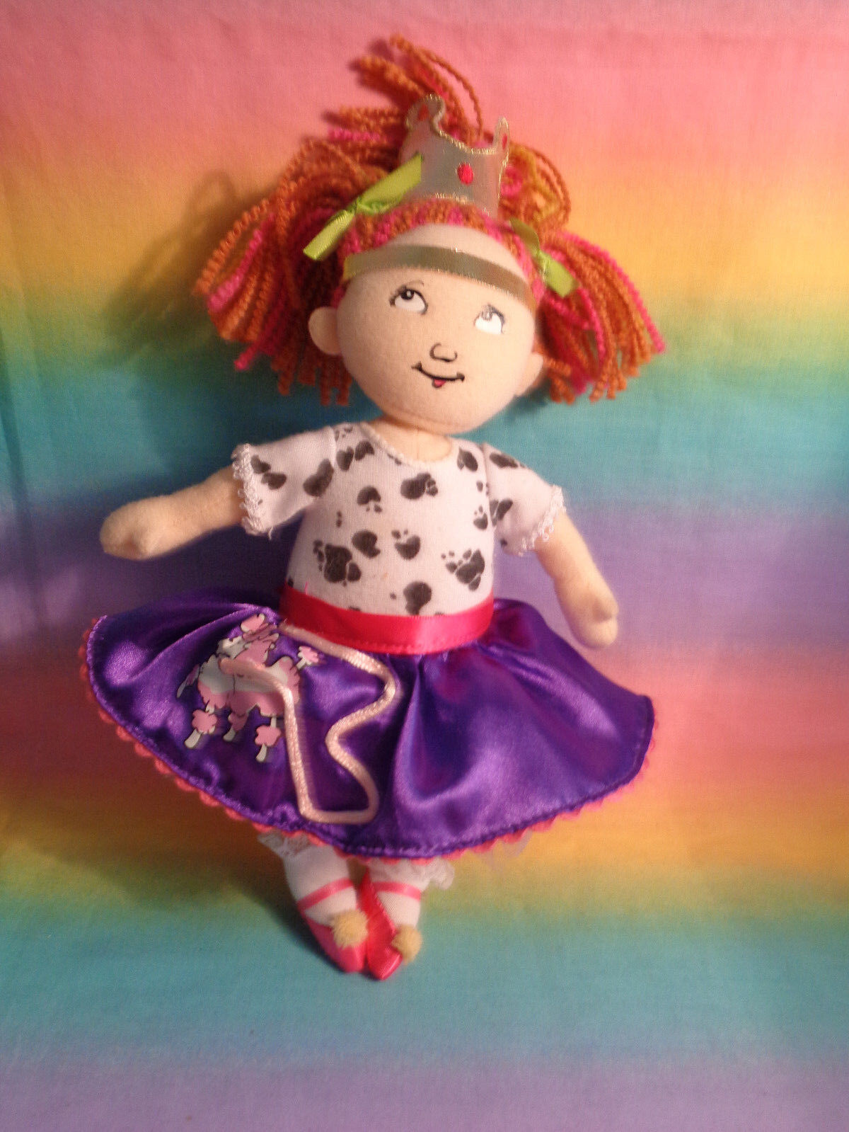 Madame Alexander Fancy Nancy Small Soft Plush Baby Doll w/ Poodle Skirt - $9.64