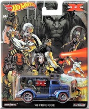 Hot Wheels - &#39;49 Ford COE: HW Pop Culture - Ultimate X-Men #3/5 (2019) *Blue* - £7.99 GBP