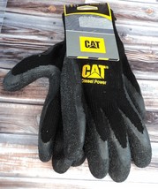 CAT CAT017400L String Knit LATEX Coated Palm &amp; Fingers Gloves - Large (9... - £3.90 GBP