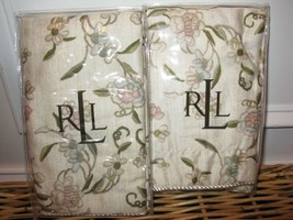 2 Ralph Lauren Romantic Traveler Floral King Shams Nip $350 - £111.66 GBP