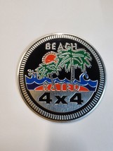 1pc Beach Rated Auto Fender Emblem Sticker 4x4 Badge Truck SUV  2.4&quot; - $10.98 CAD