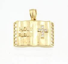 Holy bible Unisex Charm 10kt Yellow Gold 341531 - £77.58 GBP
