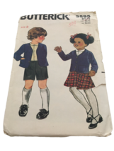 Butterick Sewing Pattern 3595 Childrens Jacket Shirt Skirt Shorts Size 2 Uncut - £3.73 GBP