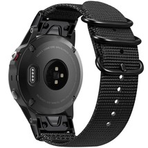 Fintie 22mm Band Compatible with Garmin Fenix 7/Fenix 6/Fenix 5, Quickfit Soft W - £15.97 GBP