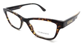 Versace Eyeglasses Frames VE 3316 108 53-18-145 Havana Made in Italy - £85.65 GBP