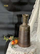 Pottery vase handmade in Vietnam H 38cms - £148.33 GBP
